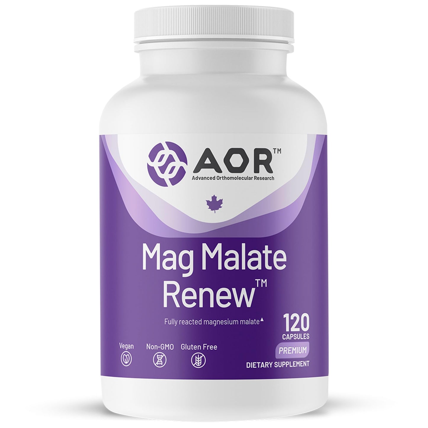 AOR Mag Malate Renew Capsules 120