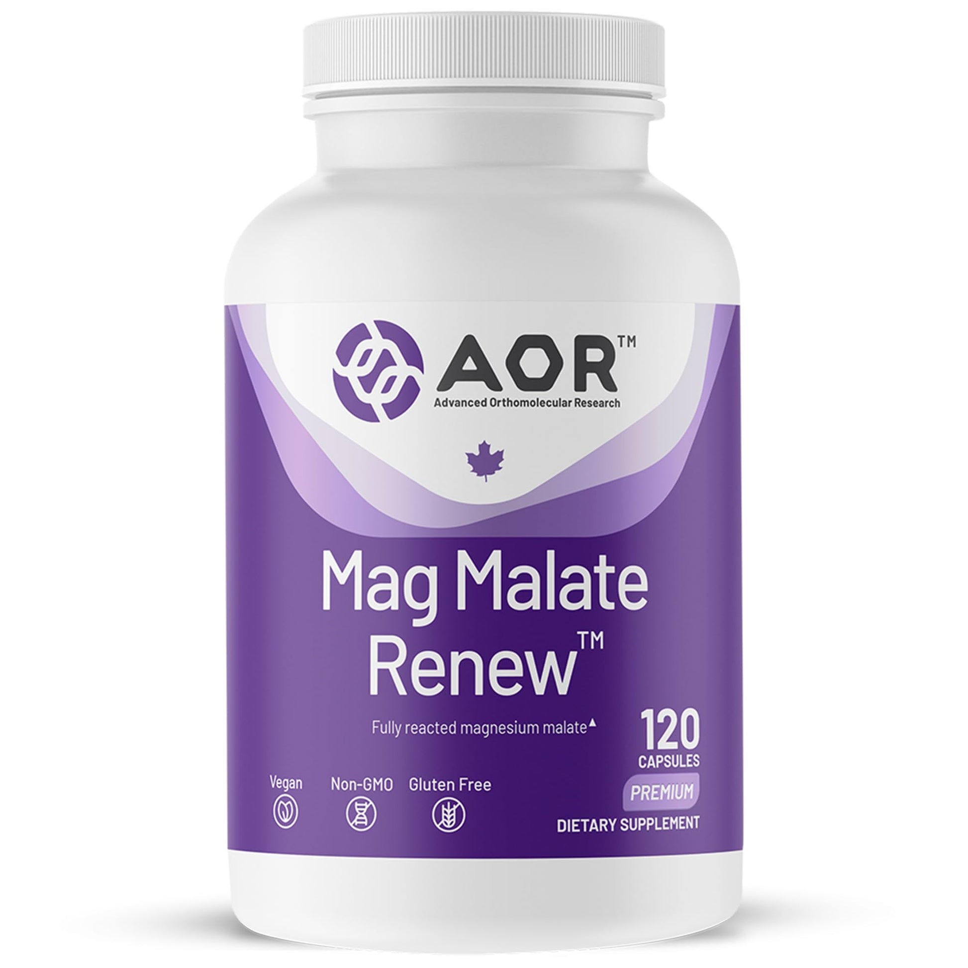 AOR Mag Malate Renew Capsules 120