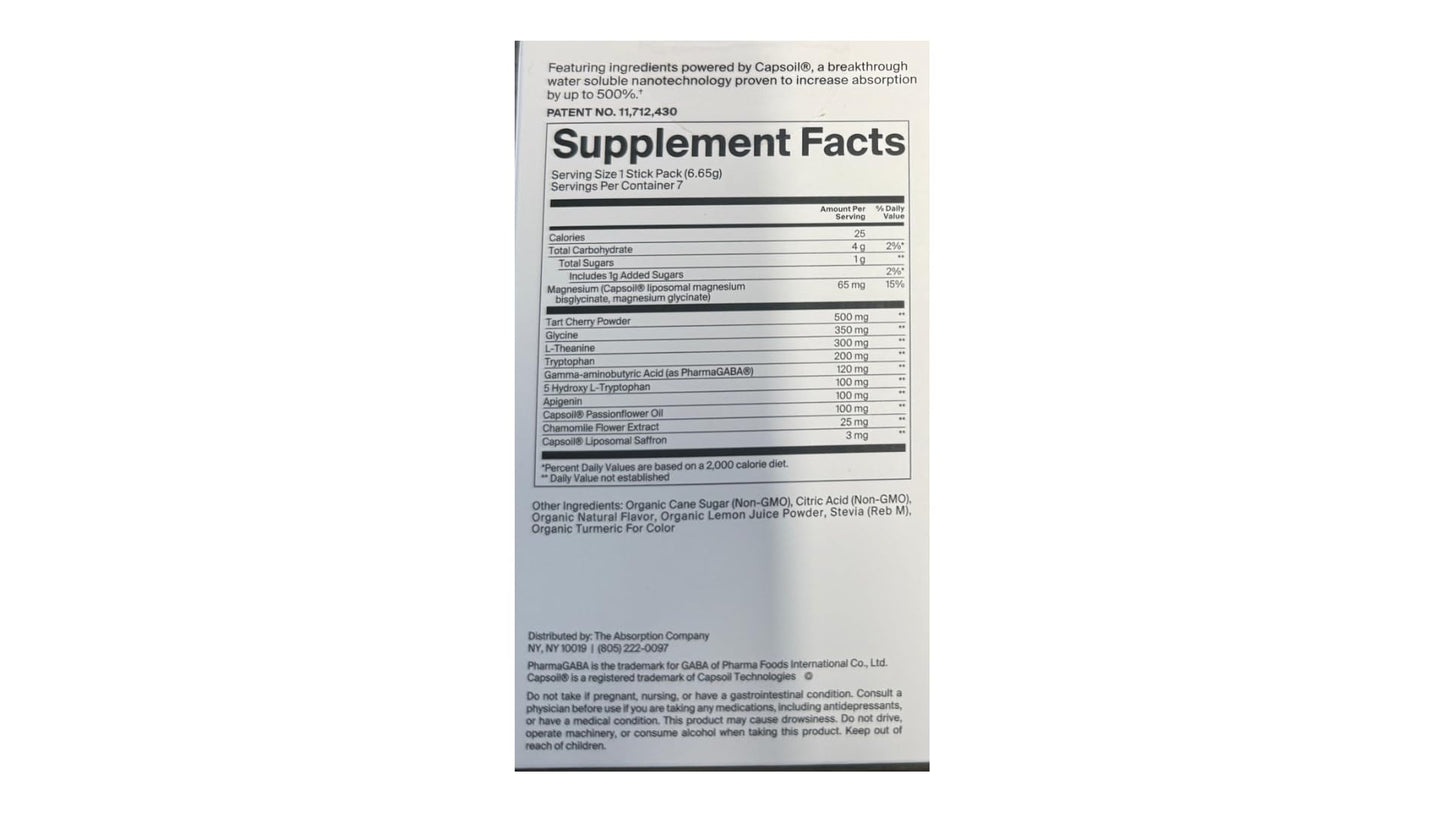The Absorption Company Sleep Aid Powder 2.63 oz