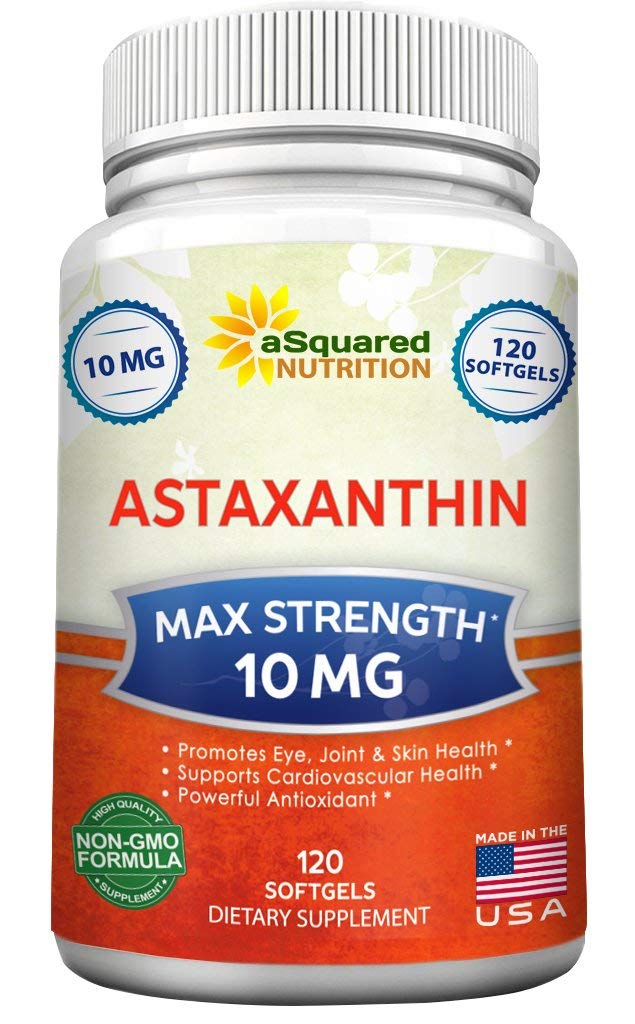 aSquared Nutrition Astaxanthin Supplement Softgels 120