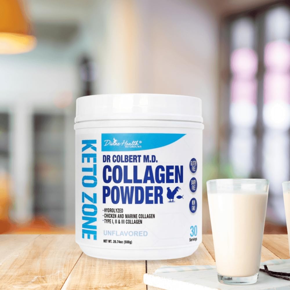 Divine Health Hydrolyzed Collagen Powder Unflavored, 1.3 Pound, 30 Servings