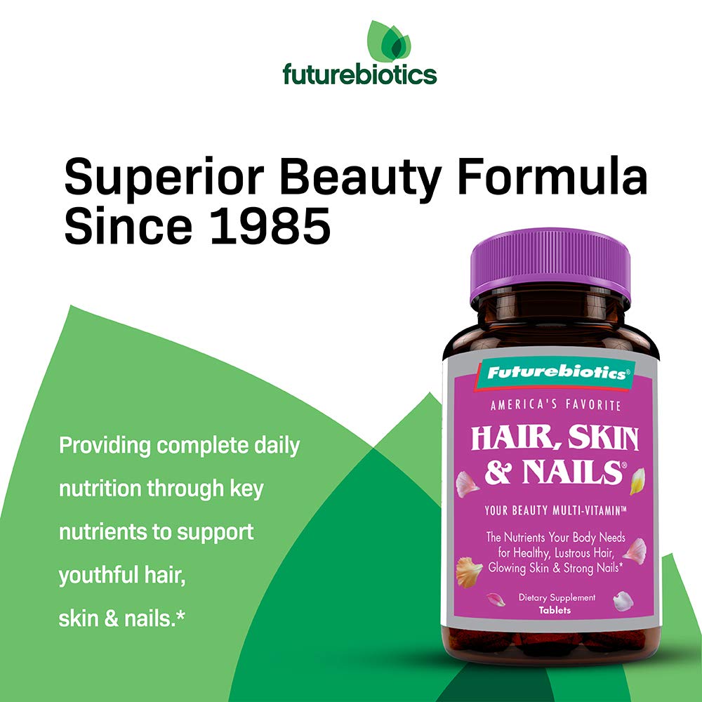 Futurebiotics Hair, Skin, & Nails Beauty Multivitamin, 75 Tablets