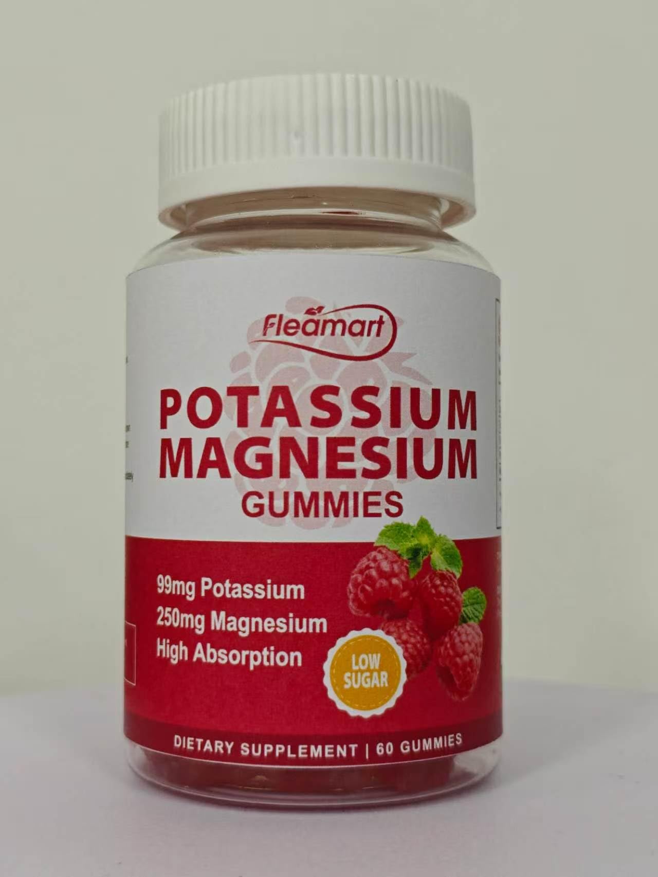 Fleamart Potassium Magnesium Gummies Potassium Citrate 99mg (Gummy) 120