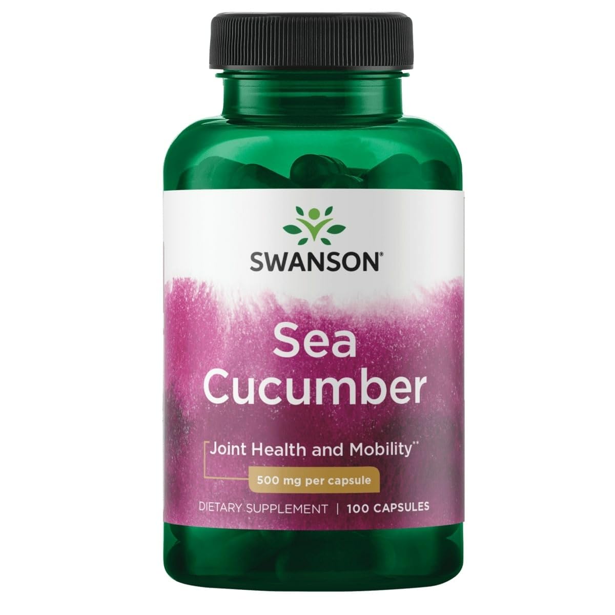 Swanson Sea Cucumber Capsules, 100 Count
