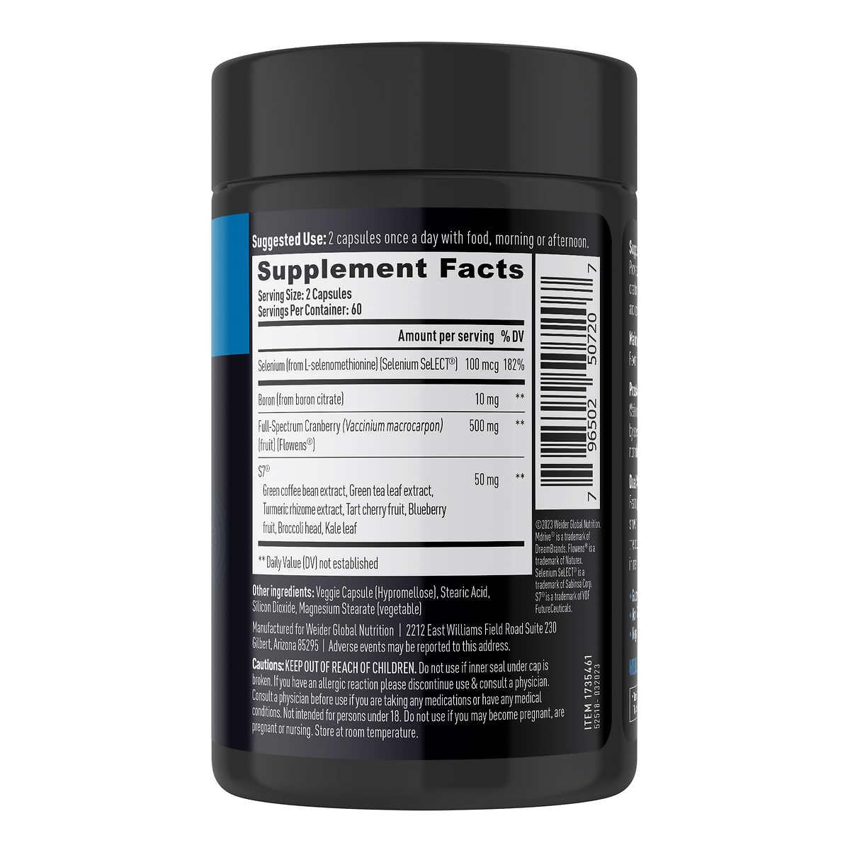 Generic Prime Prostate Health Plant-Based Dietary Supplement 120 Capsules