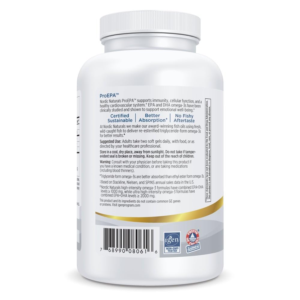 Nordic Naturals ProEPA Lemon Soft Gels 180