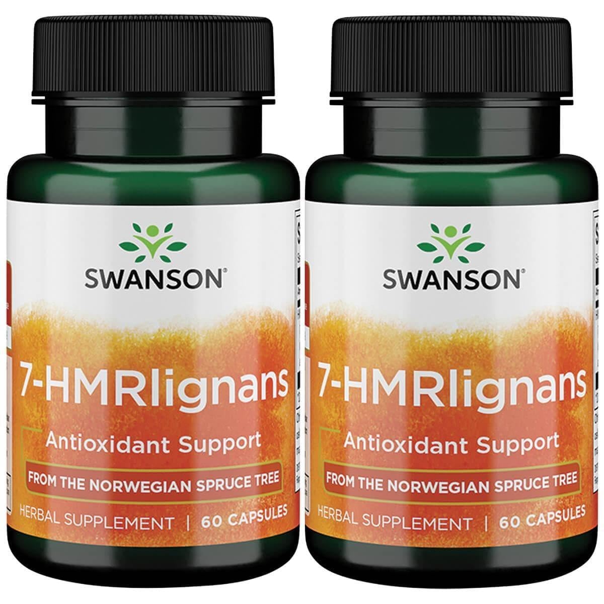 Swanson 7-Hmrlignans from Norwegian Spruce Tree 40 Milligrams Capsules 120