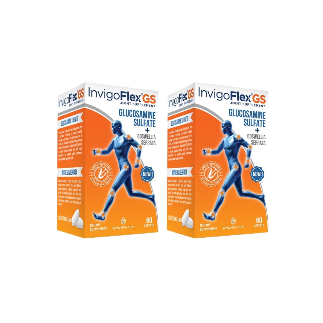 INVIGOFLEX Glucosamine Sulfate Caplets 120 Count
