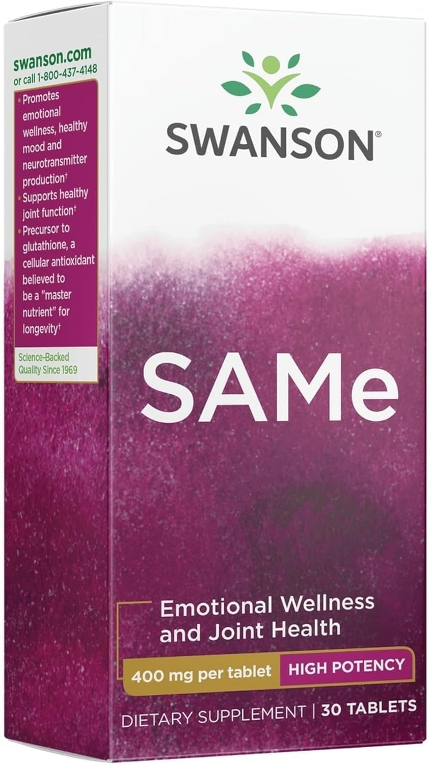 Swanson Ultra SAMe 400 mg Tablets, 30 Count