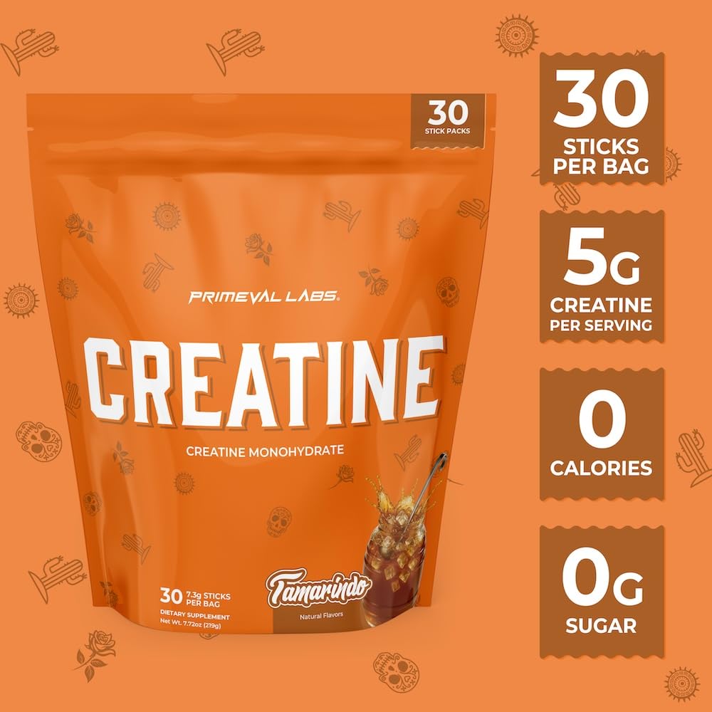 Primeval Labs Clean Creatine Monohydrate Powder 30 Servings