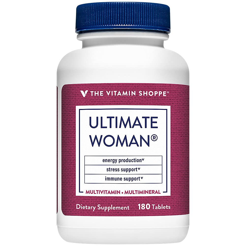 The Vitamin Shoppe Ultimate Woman Multivitamin Tablet, 180 Count
