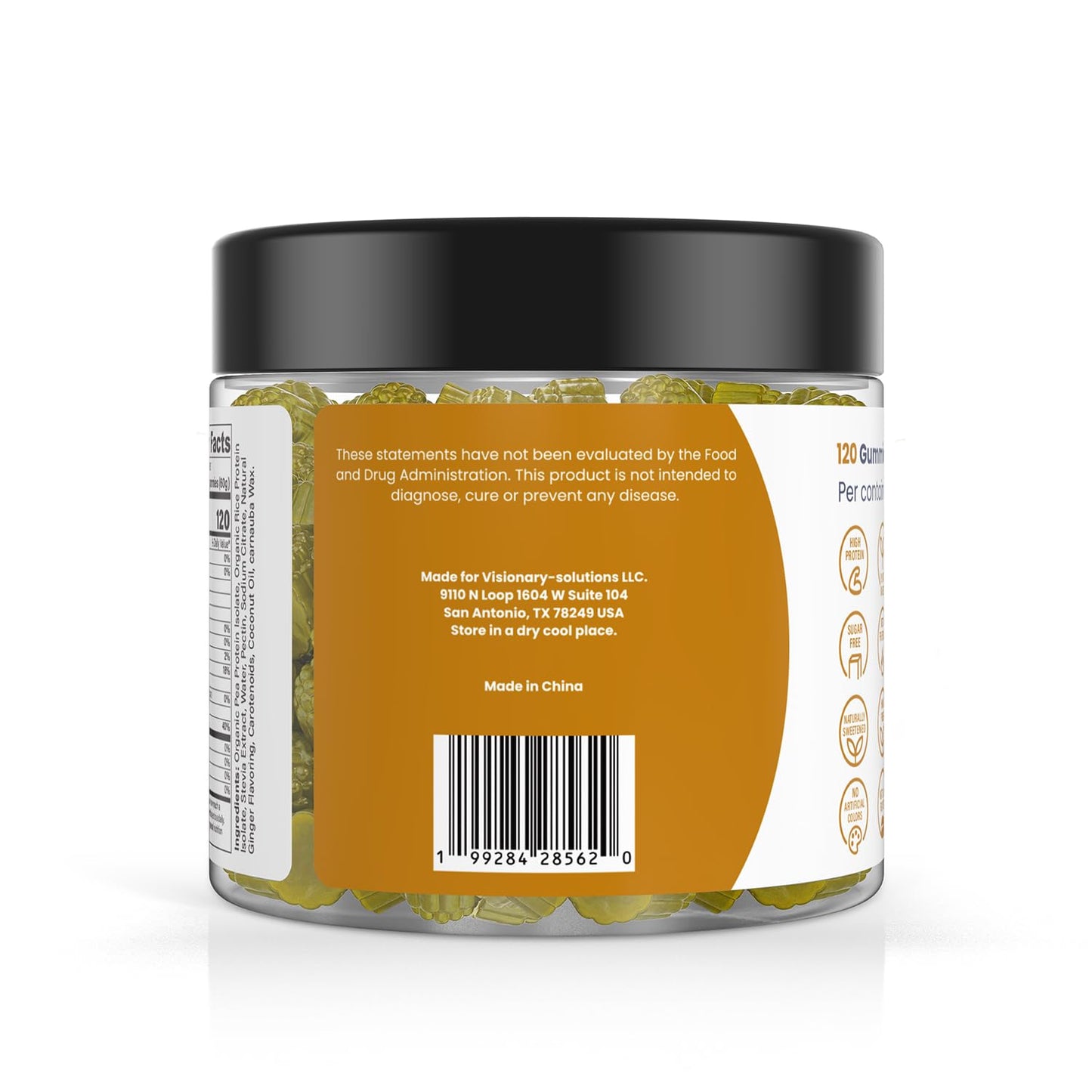 Sweet Therapy Sugar Free Protein Ginger Gummies 12.7