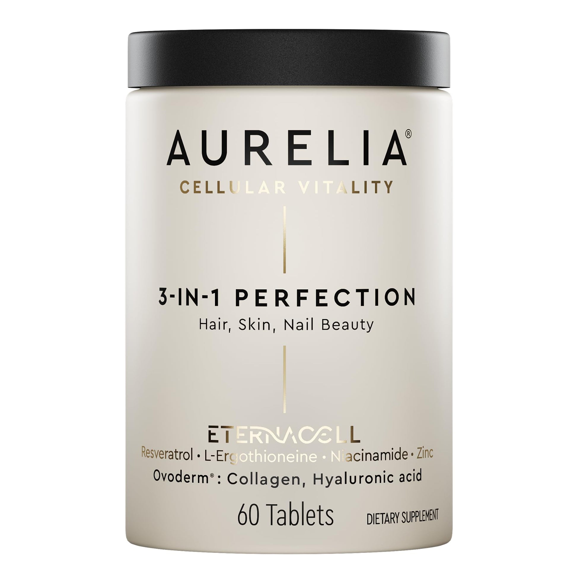AURELIA 3-in-1 Perfection Advanced Cellular Anti-Aging Supplement Tablet, 60 Tablets