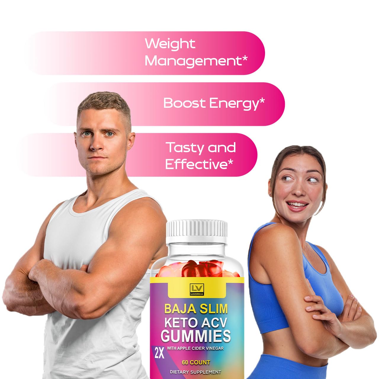 LIVORKA Baja Slim Keto Gummies 120 Gummies