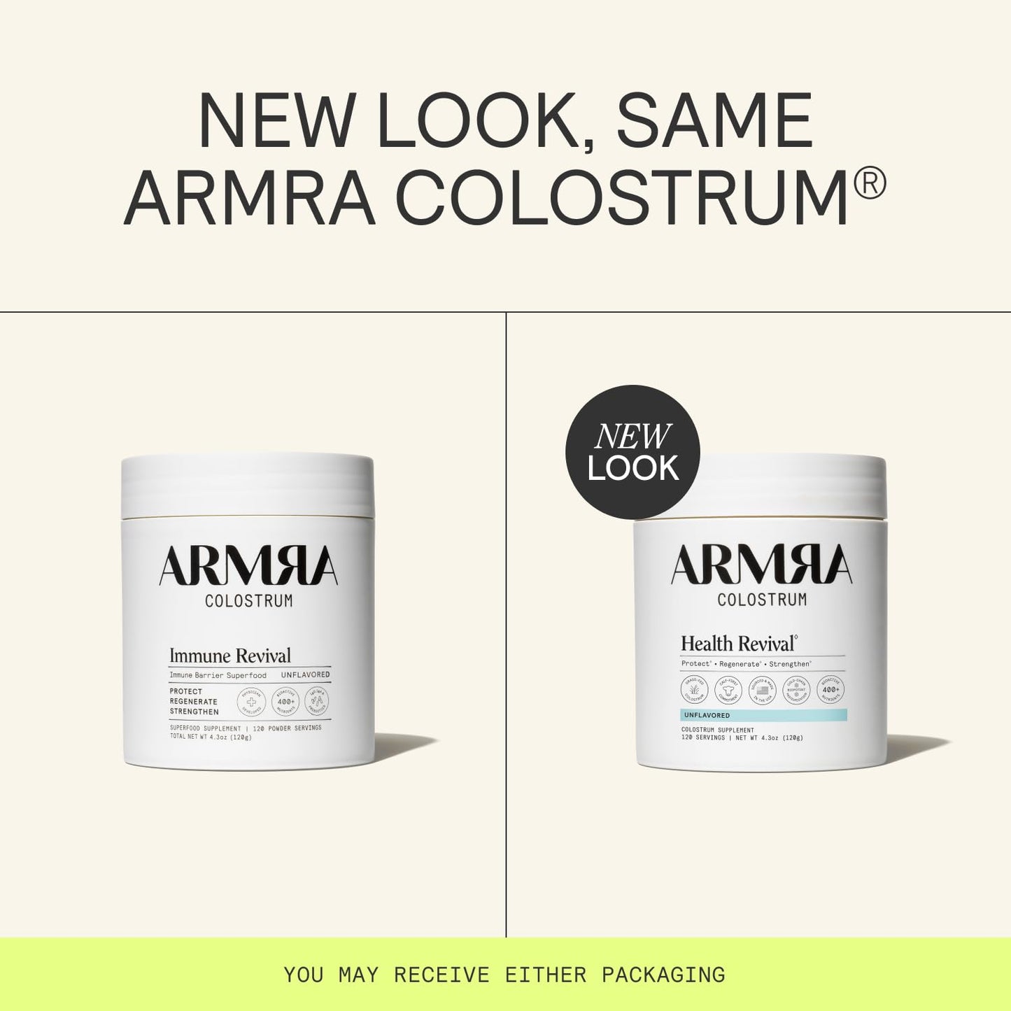ARMRA Colostrum Powder 120 Servings