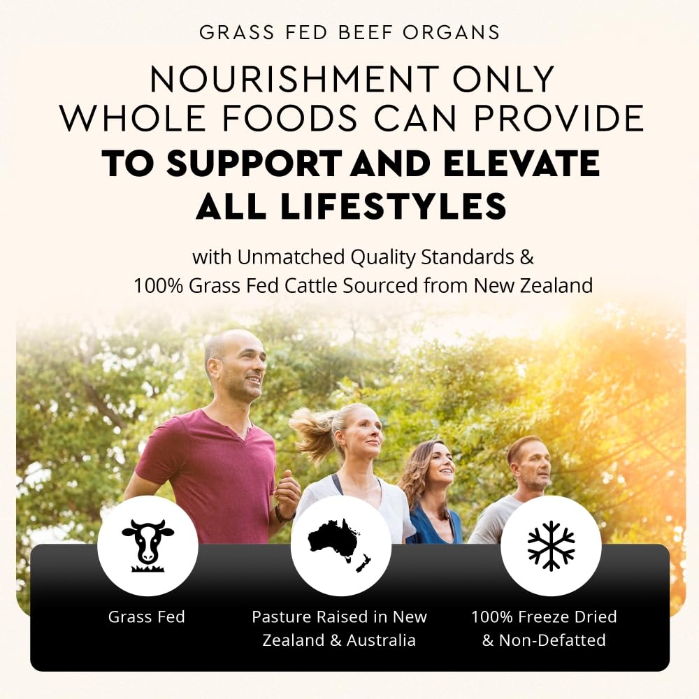 Ancestral Supplements Grass Fed Beef Organ Supplement Softgels 180