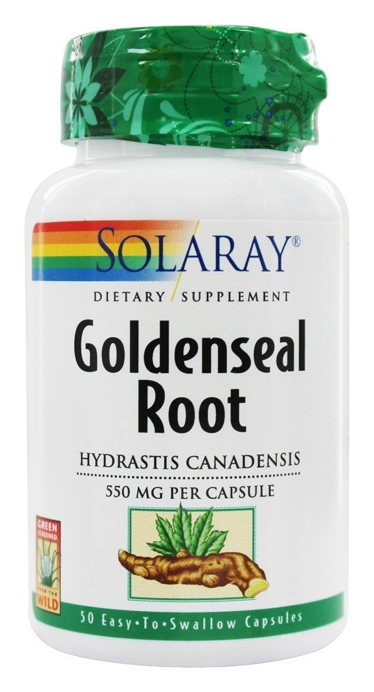 SOLARAY Goldenseal Root 550mg Capsule 50