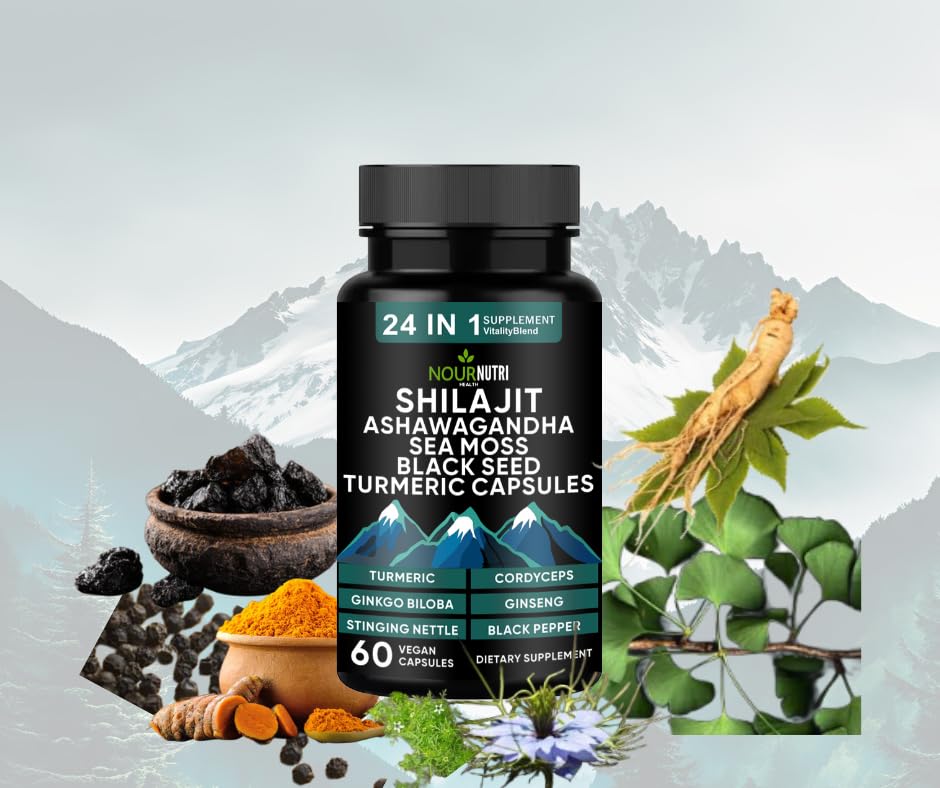 Nour Nutri Health Vitality and Wellness Support Ultra 24 in 1 Supplements Blend Capsule 1