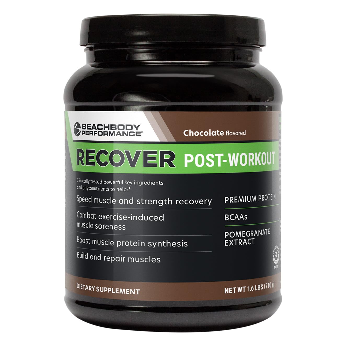 BODi Recover Post Workout Whey Protein Powder Chocolate 28 Servings