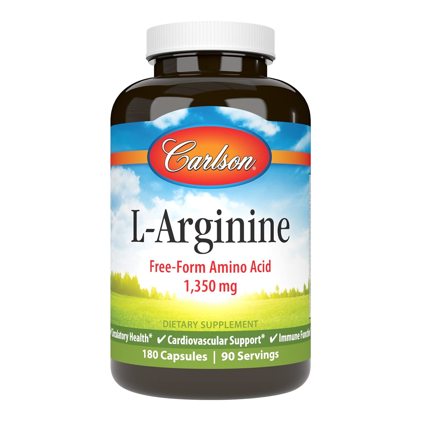 Carlson L-Arginine 675 mg, 180 Capsules
