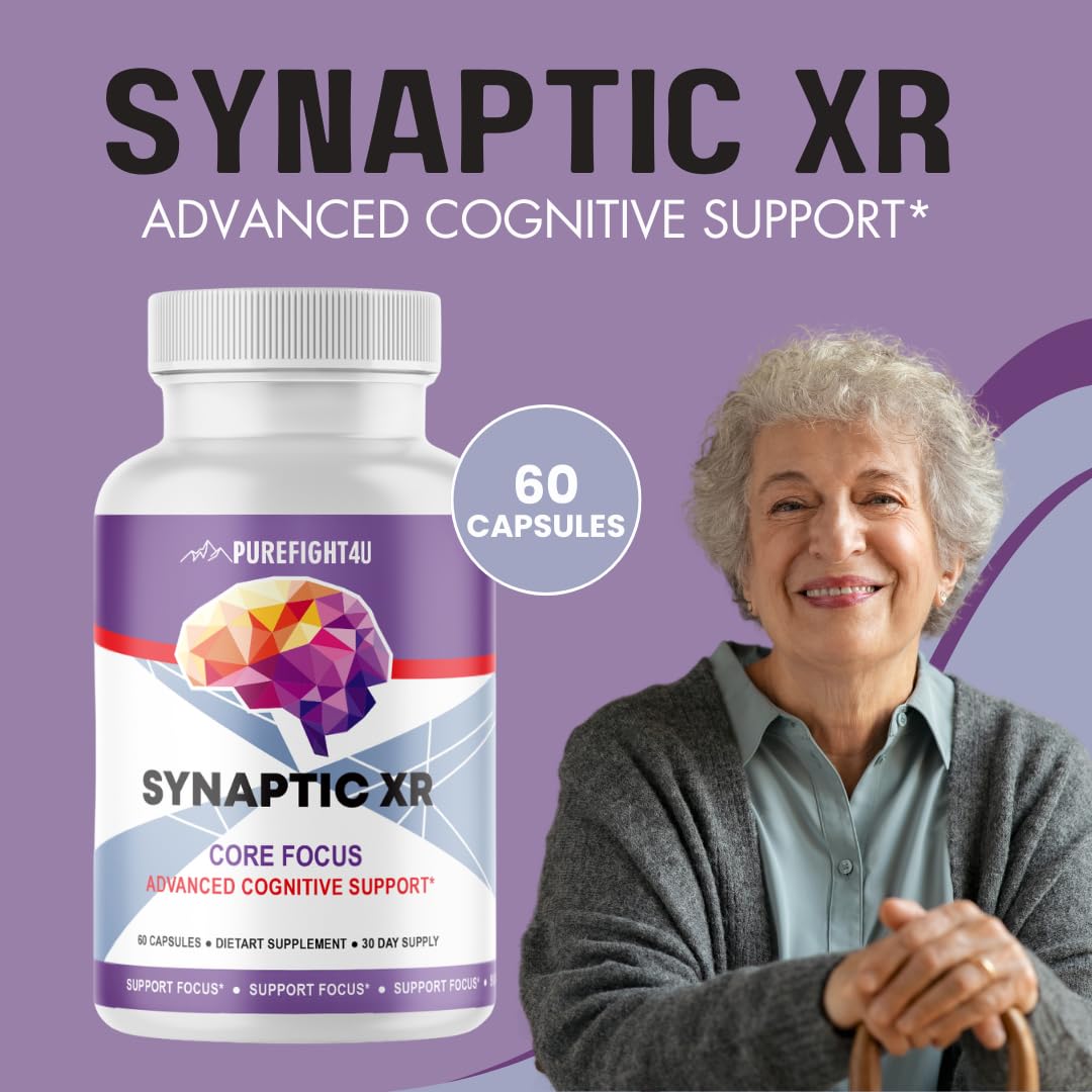 PureFight4U Synaptic XR Core Focus Advanced Cognitive Support 60 Capsules