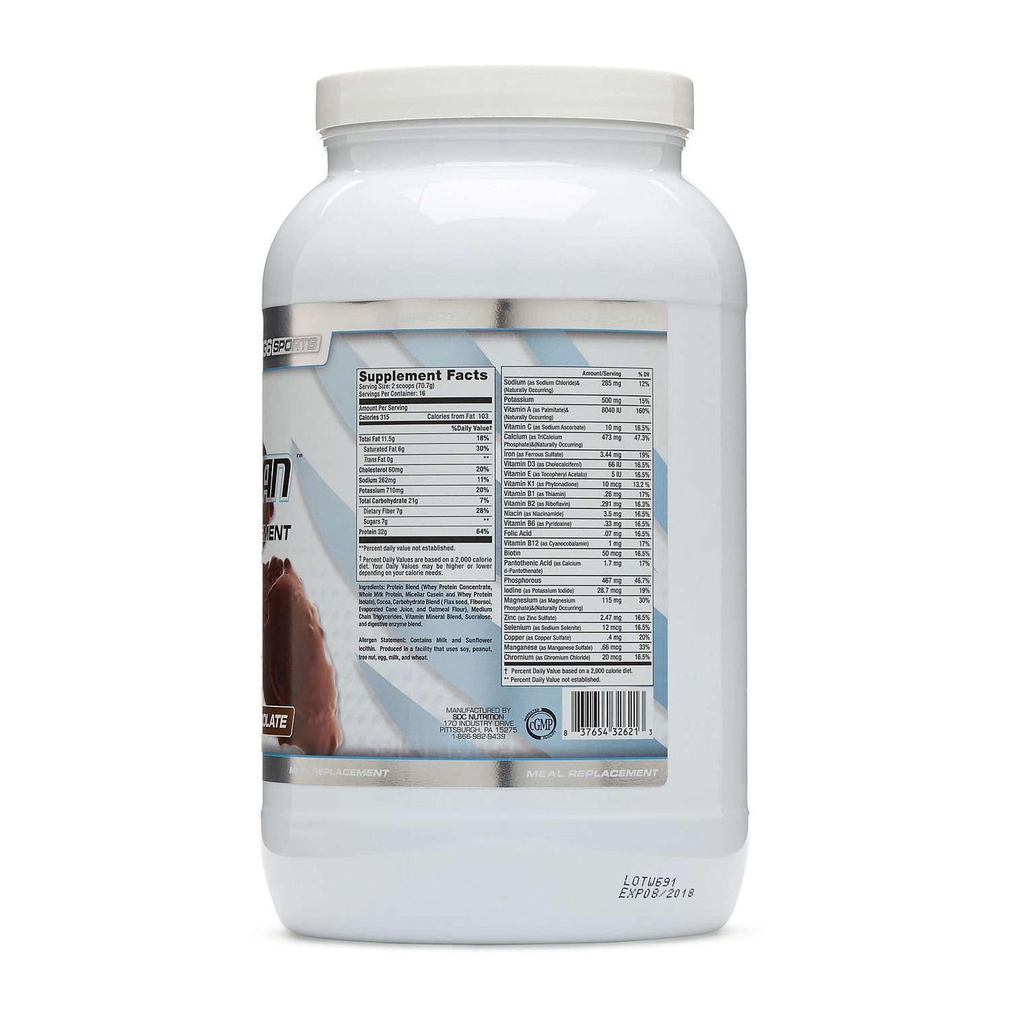 STI G6 Sports Super-Lean Whey Protein Powder Chocolate 3 lb