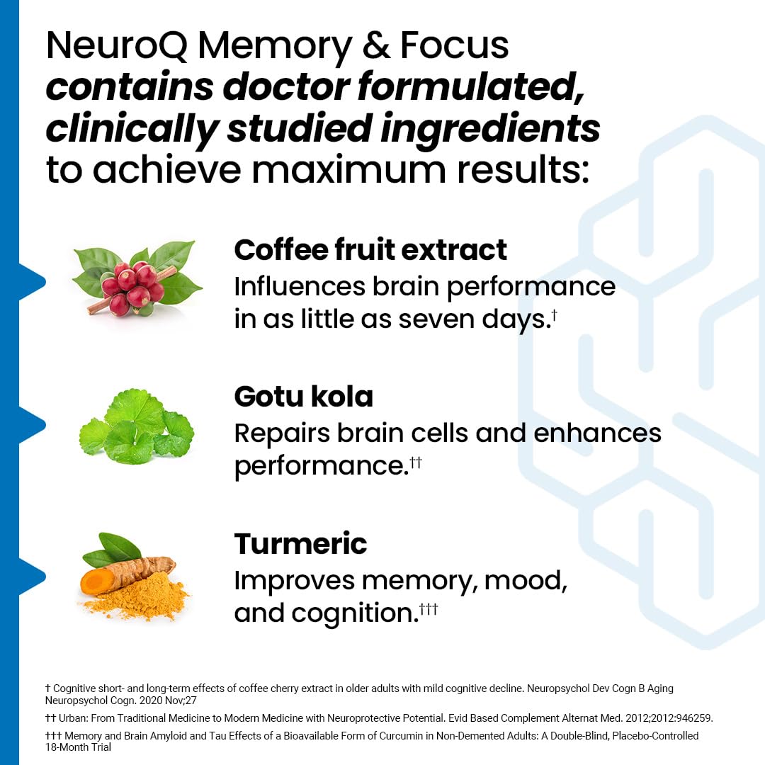 LifeSeasons NeuroQ Memory & Focus 120 Capsules