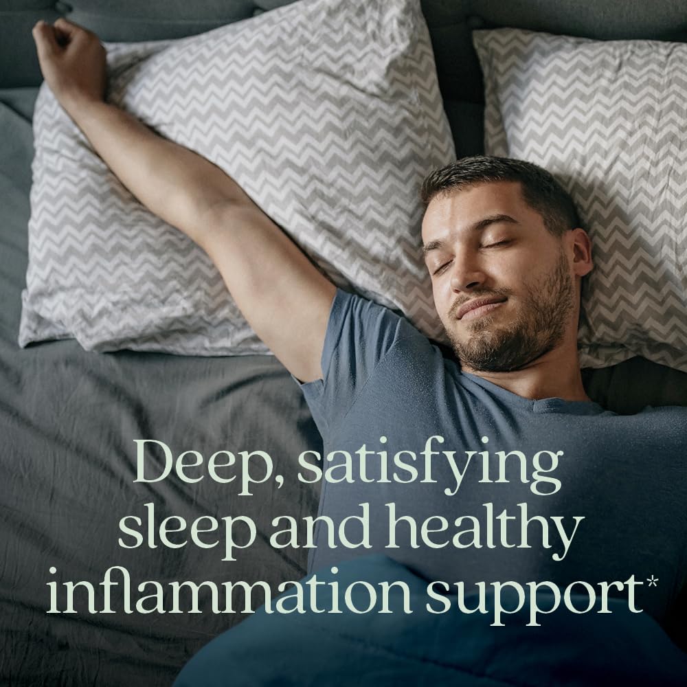 New Chapter Turmeric Supplement + Sleep Aid - Turmeric Force Nighttime for Sleep Support with Valerian Root + Ginger, Non-GMO Ingredients, 60 Vegetarian Capsules