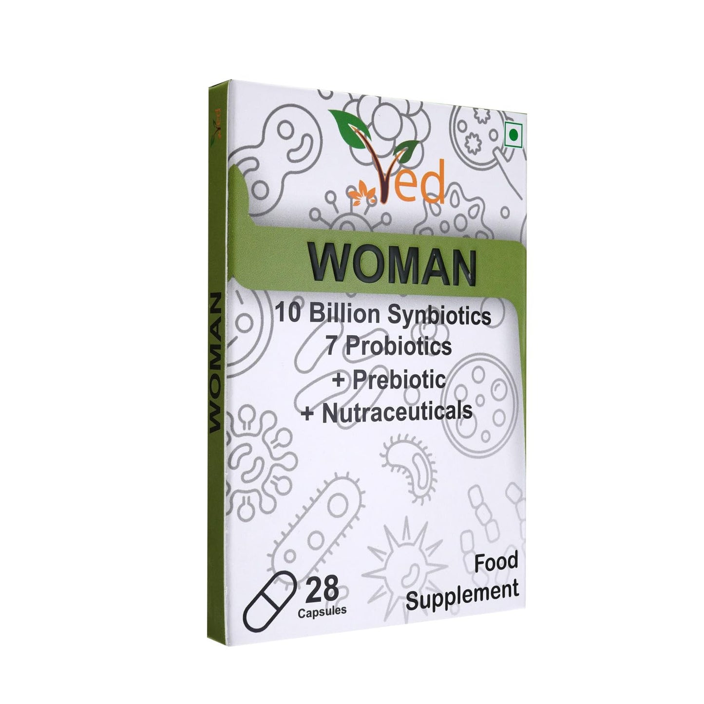 Ved Woman Probiotics and Prebiotics Capsules 28 Count