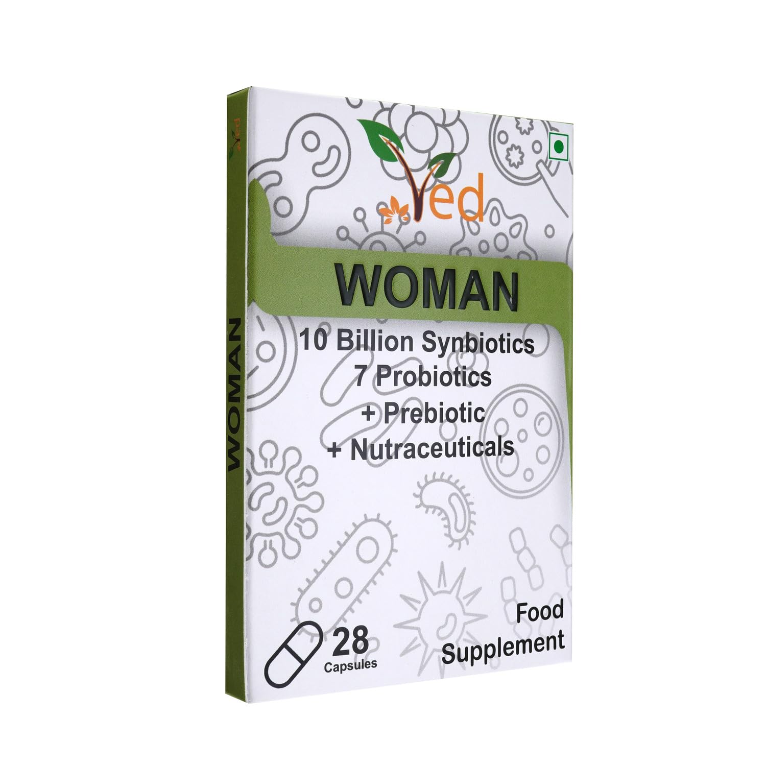 Ved Woman Probiotics and Prebiotics Capsules 28 Count