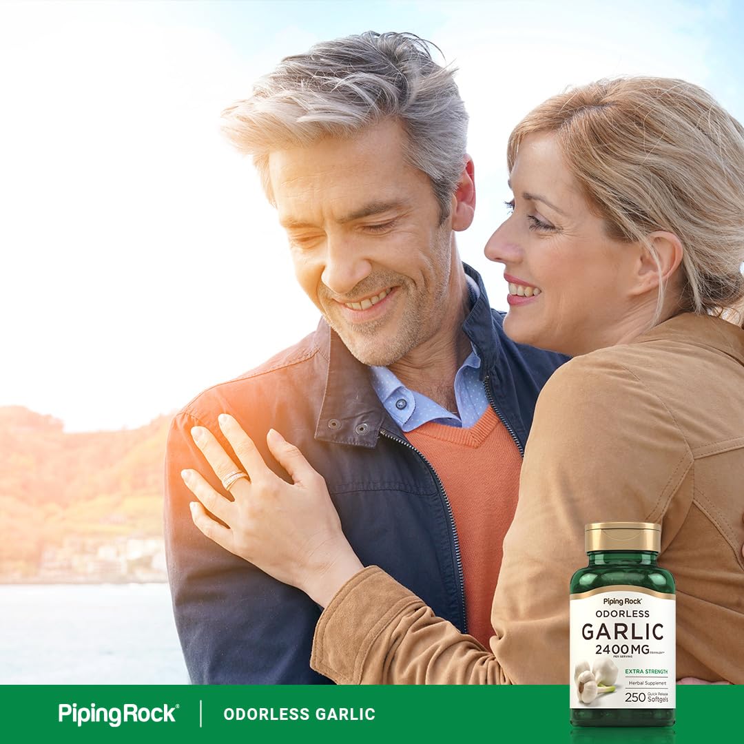 Piping Rock Odorless Garlic Supplement Softgels 250