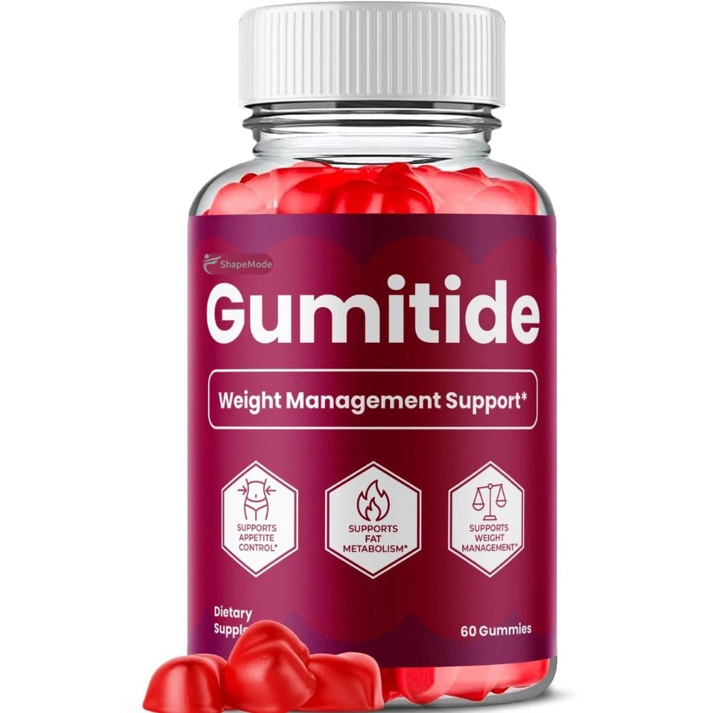 Generic Gumitide Gummies with Apple Cider Vinegar, 60 Gummies