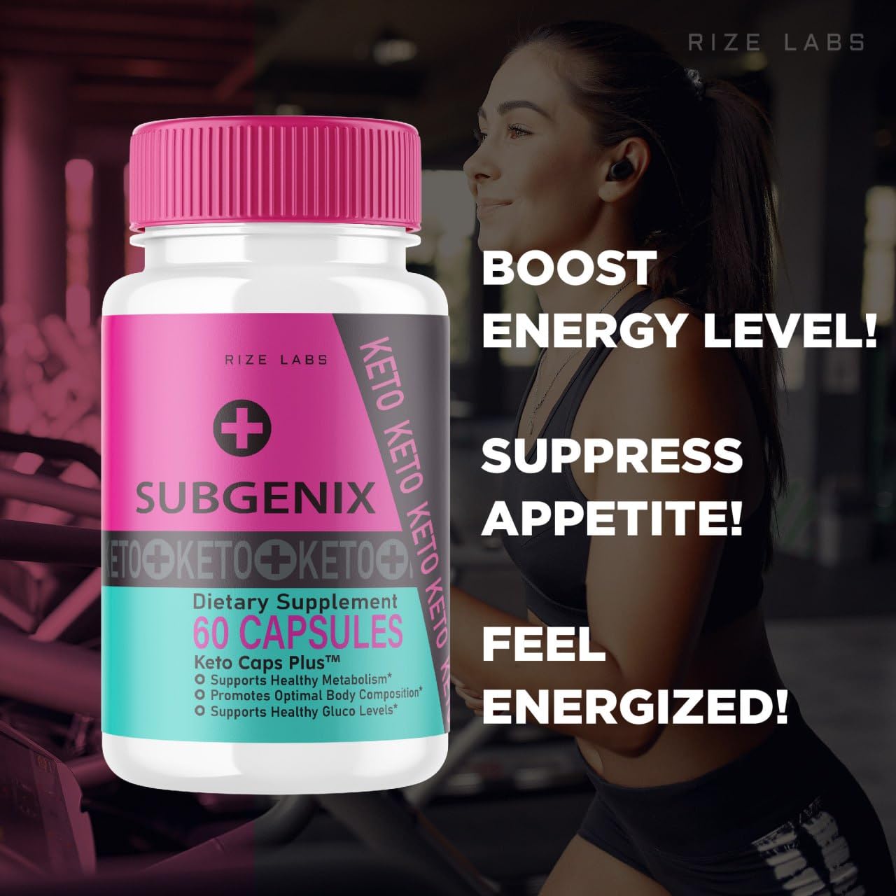 Rize Labs Subgenix Capsules, 120 Capsules