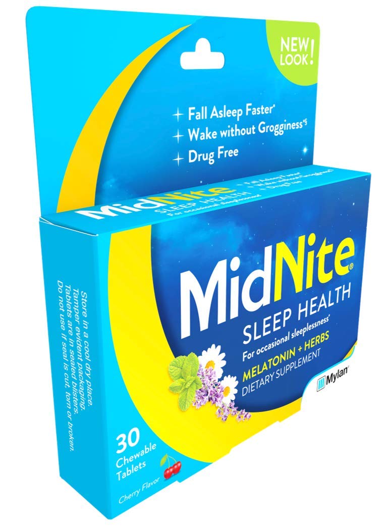 MidNite Natural Sleep Supplement Tablets 60 Count