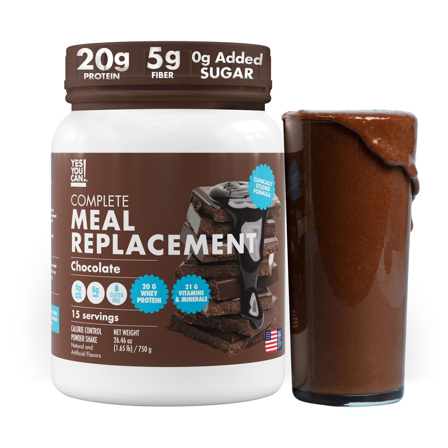 Yes You Can! Meal Replacement Shake Powder 15 Servings