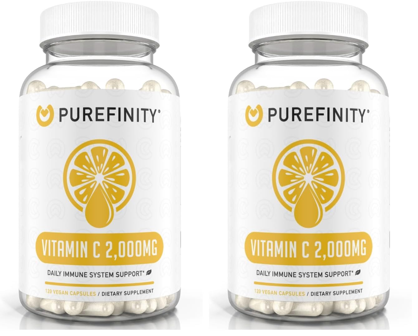 PUREFINITY Vitamin C 2000mg Capsules, 240 Capsules
