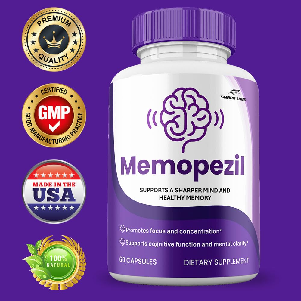 Shark Labs Memopezil Capsules 60 Count