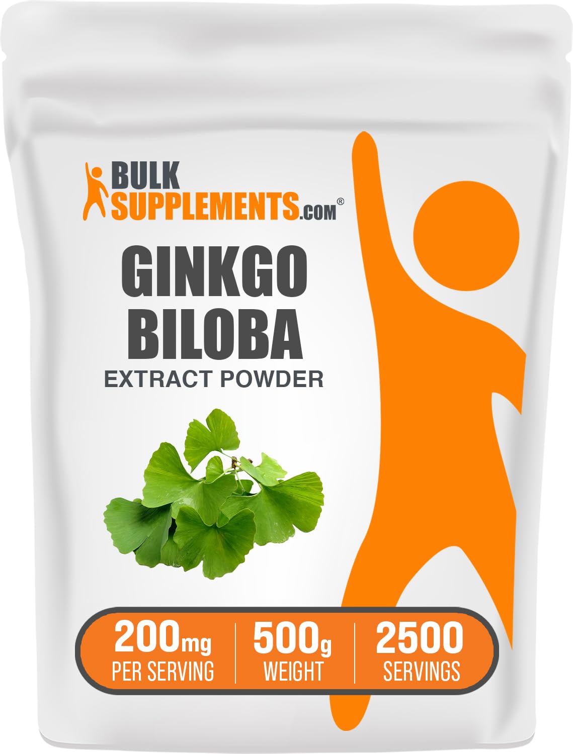 BulkSupplements Ginkgo Biloba Extract Powder 17.64 oz