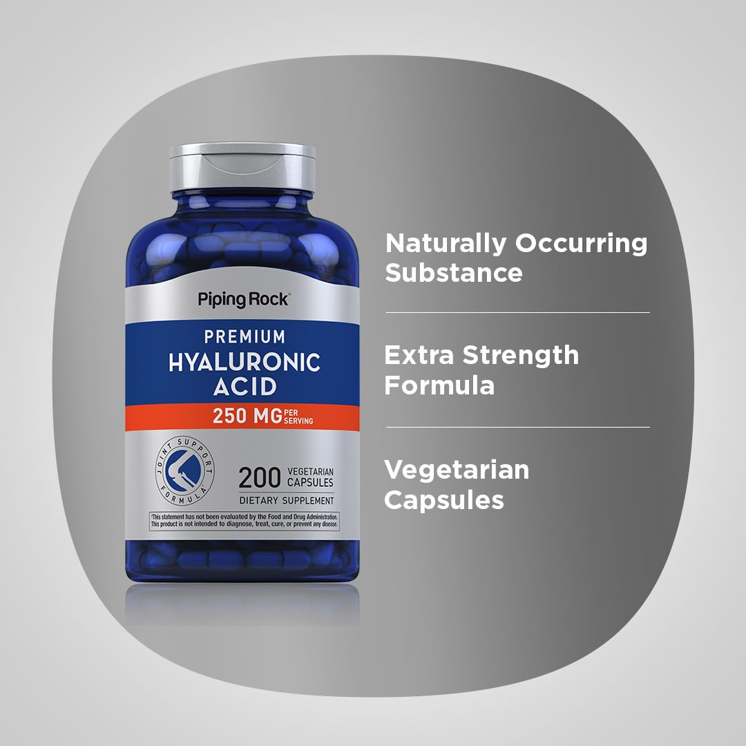 Piping Rock Hyaluronic Acid Supplement 200 Capsules
