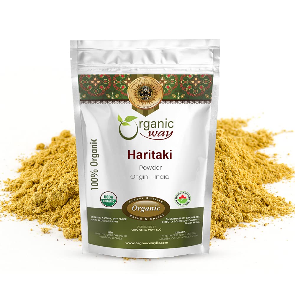 Organic Way Haritaki Powder 16 oz