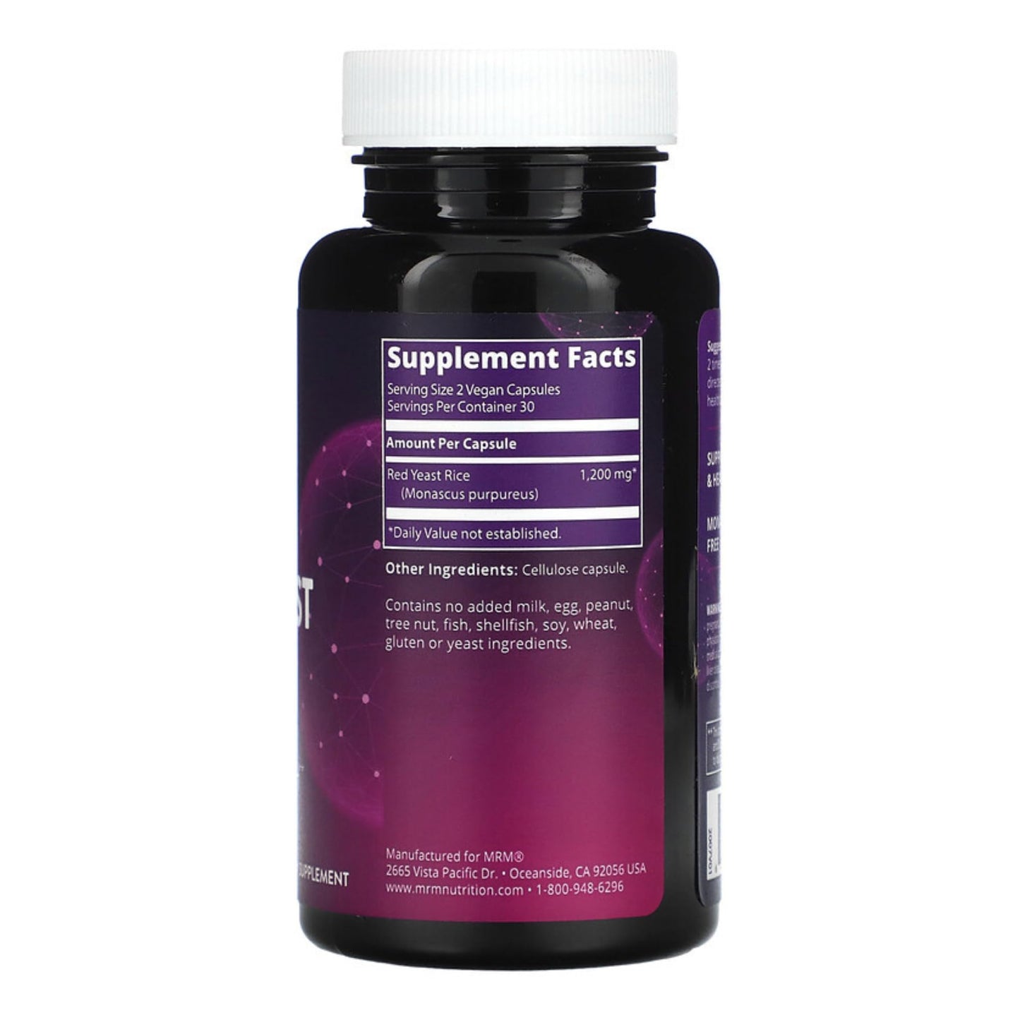 MRM Red Yeast Rice Capsules 60 Count