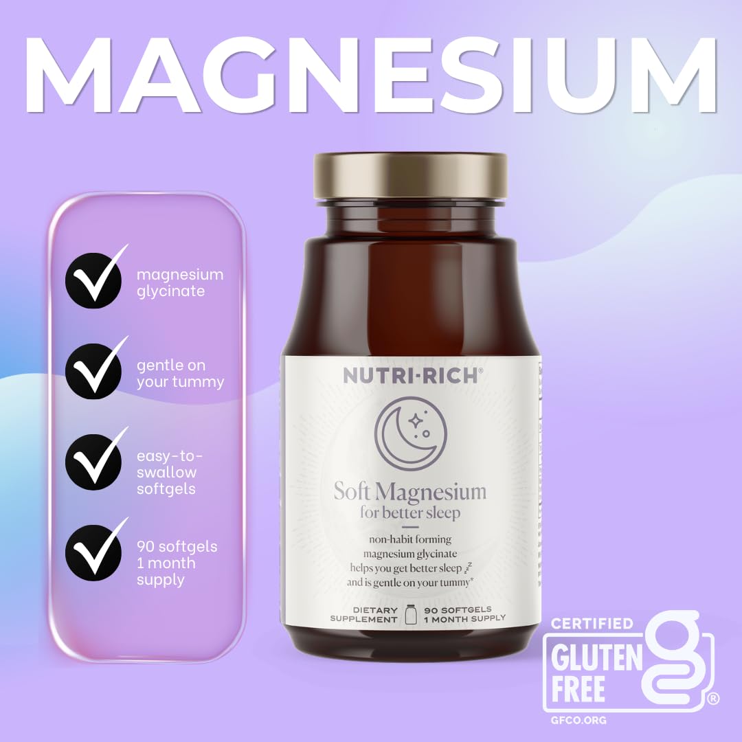 Nutri-Rich Magnesium Glycinate Chelate Softgel 90 Count