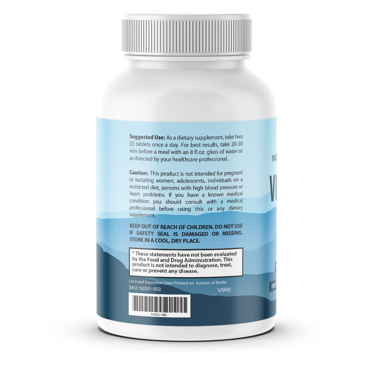 Fitness InspireWays Vigor Peak Supplement with Advanced Natural Ingredients Capsules 120