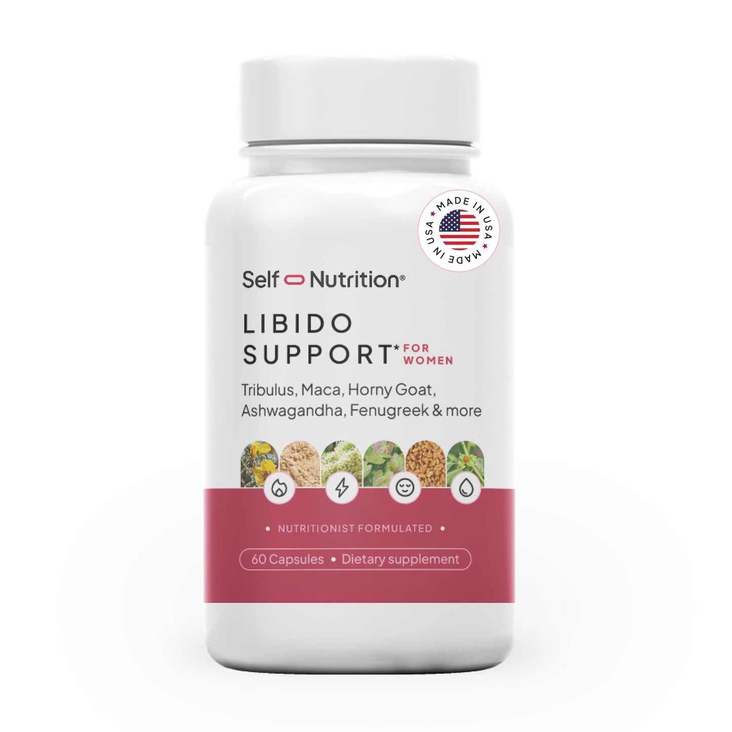 SELF NUTRITION Libido Booster for Women, Sensitivity & Desire, 60 Capsules