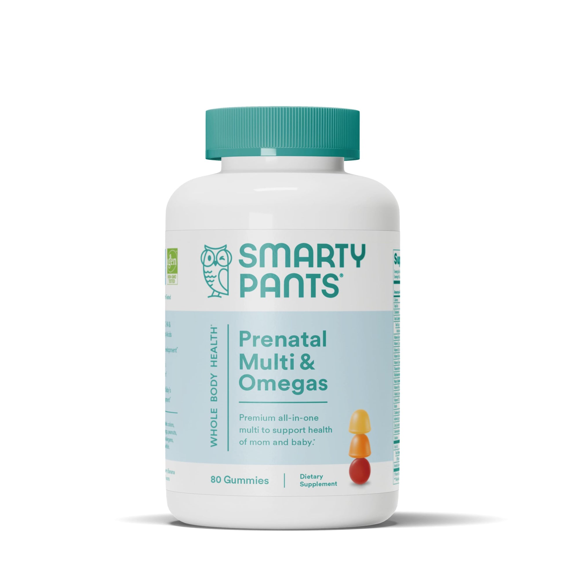 SmartyPants Prenatal Vitamins for Women Gummy, 80 Count