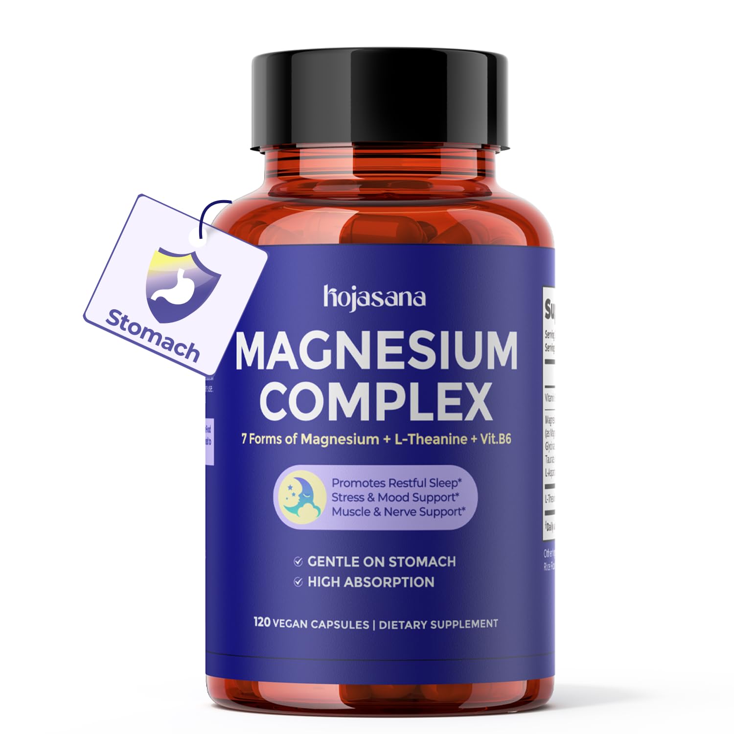 HojaSana Magnesium Complex 120 Capsules