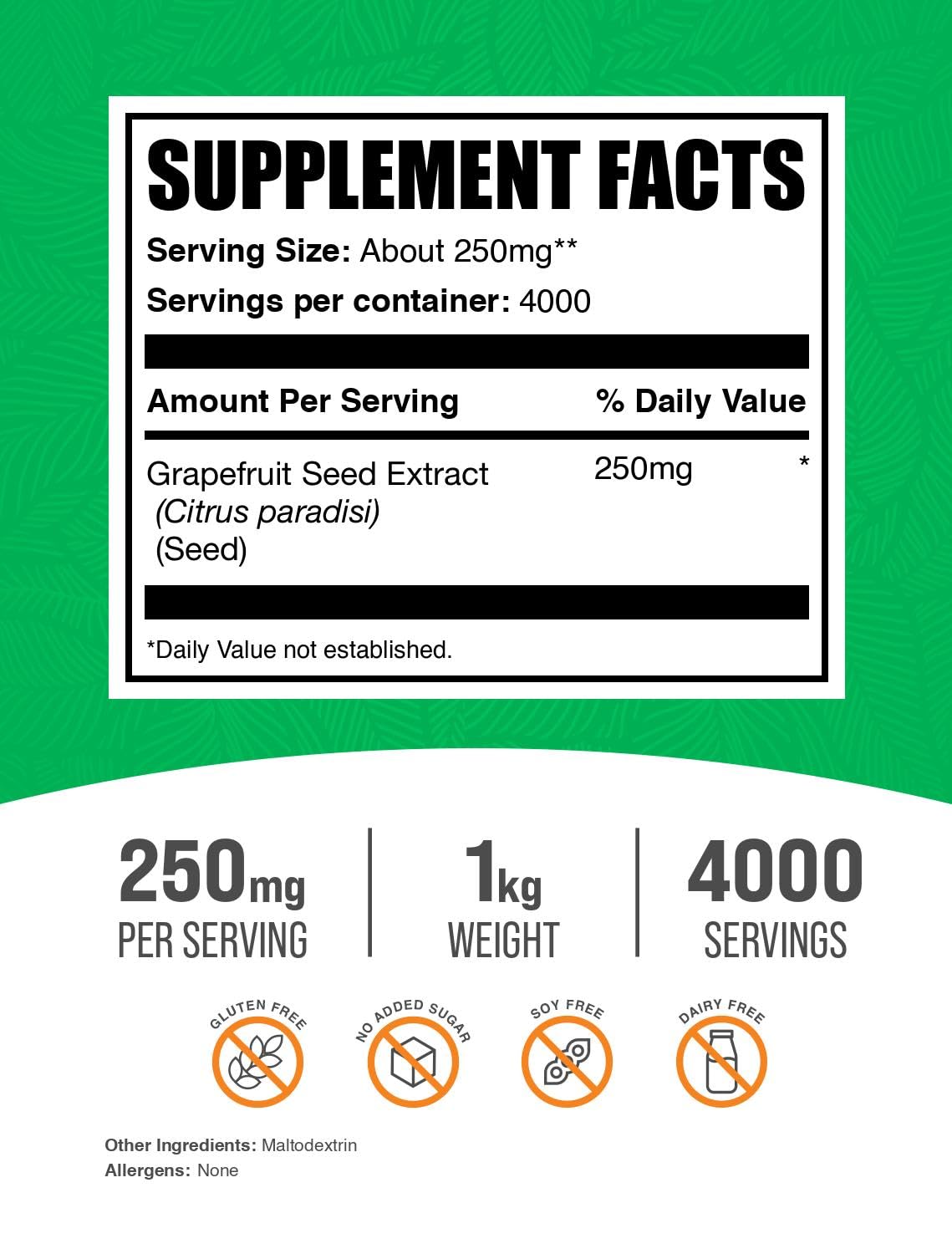 BulkSupplements Grapefruit Seed Extract Powder 35.27 oz