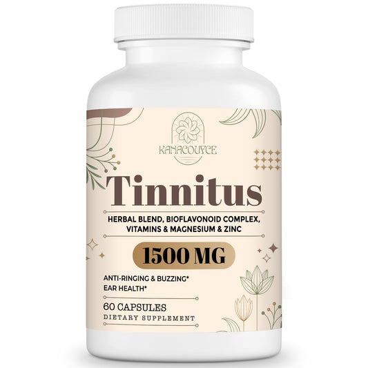 Kanacoufce Tinnitus Supplement for Ringing Ears Capsules, 60 Count