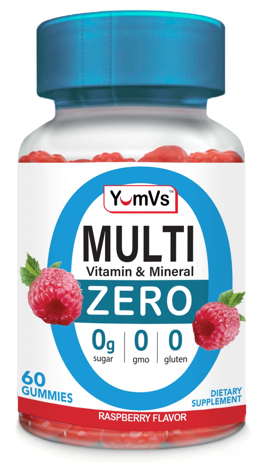 YUM-V'S Multivitamin Zero Gummies Gummy 60 Count