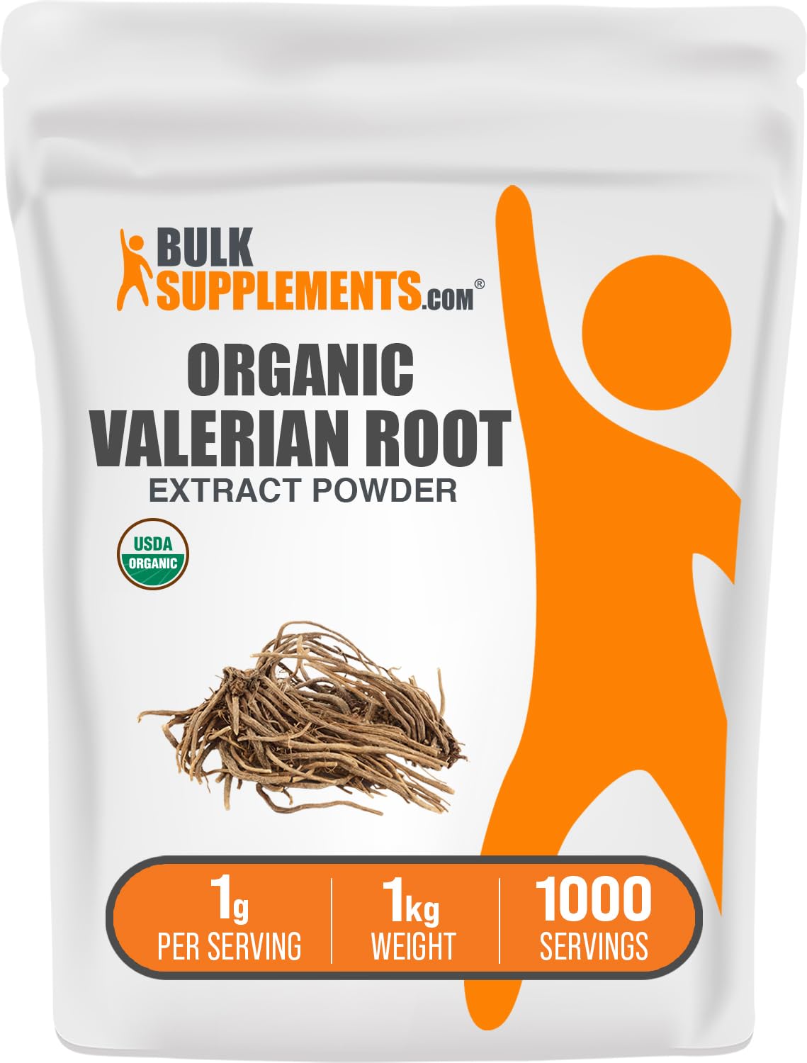 BulkSupplements Organic Valerian Extract Powder, 35.3 oz